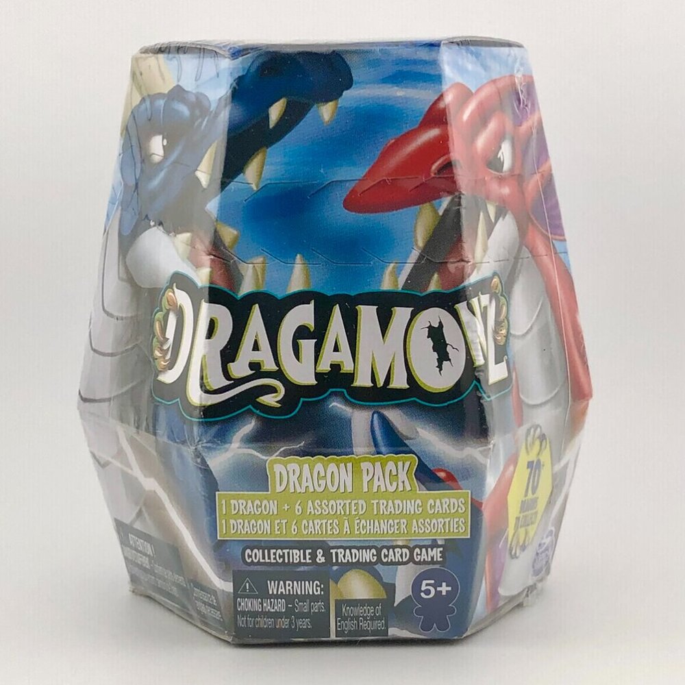 Dragamonz Dragon Pack mini figure single mystery pack 6 trading card Spin Master
